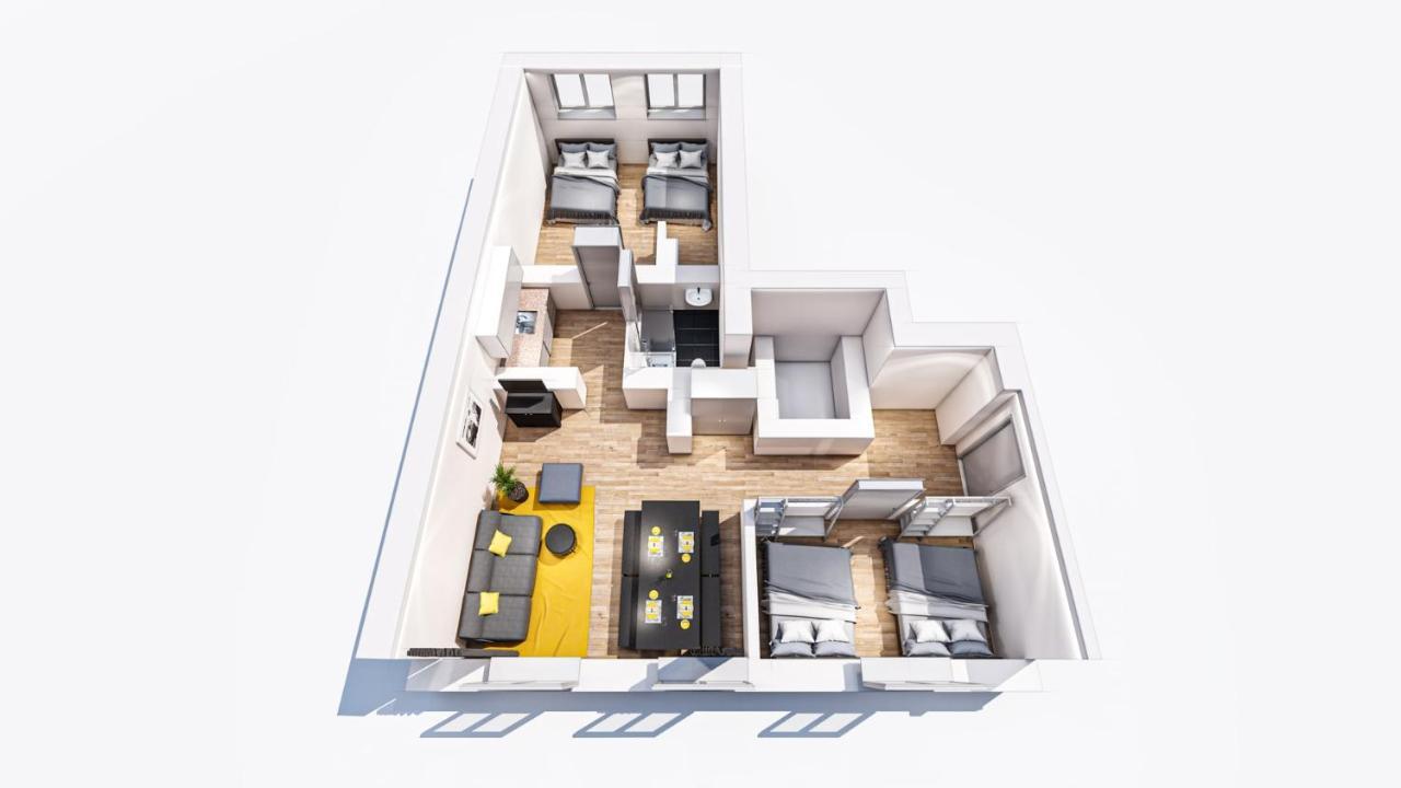 Marienplatz Apartment 2 Bedrooms Living Room Kitchen Мюнхен Екстериор снимка